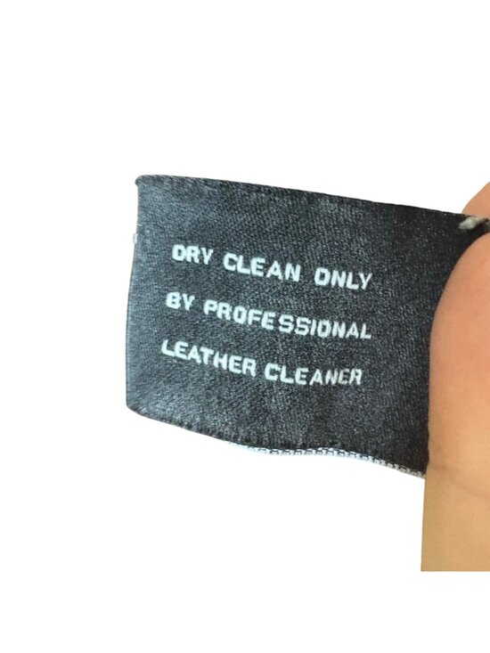 Jones New York Brown Genuine Leather Blazer Jacket Women’s Small Tailored - Picture 7 of 8